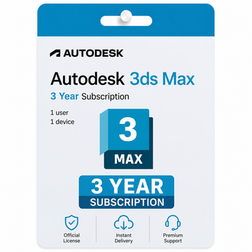 Autodesk 3ds Max – 3 Year Subscription