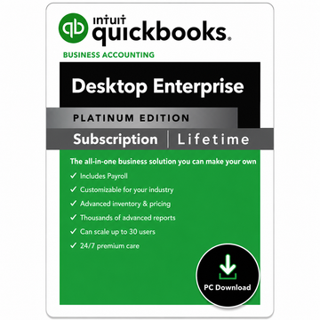 QuickBooks Enterprise 2024 For windows – lifetime license – not a Subscription